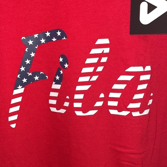 New Fila Women's Graphic Logo Tee T-Shirt Top Size Small - Picture 2 of 11